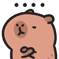Capybara 無言 Sticker