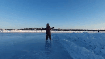 ramsey lake skating GIF by Laurentian University