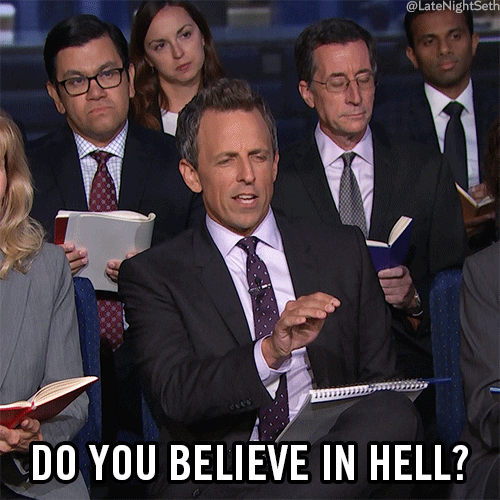 seth meyers go to hell GIF by Late Night with Seth Meyers