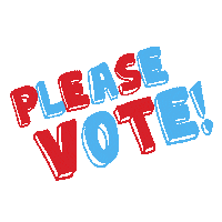 please vote midterm elections Sticker by K. Flay