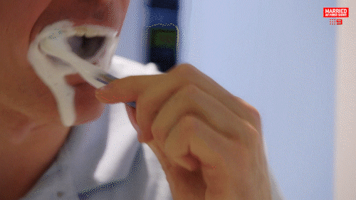 Channel 9 Brush GIF by Married At First Sight Australia