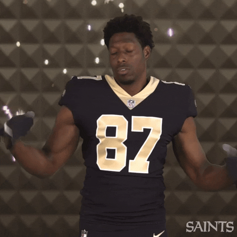 Nfl Go Saints GIF by New Orleans Saints
