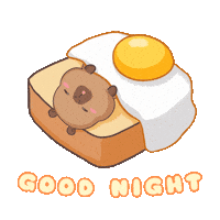 Tired Good Night Sticker