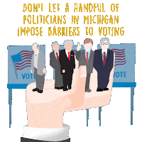Voting Use Your Voice Sticker by Creative Courage