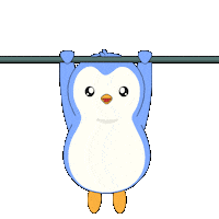 Pull Up Work Out Sticker by Pudgy Penguins