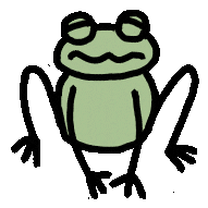 Frog Yeti Sticker by YK Animation Studio