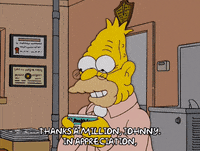 Happy Season 16 GIF by The Simpsons