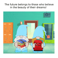 School Gnome GIF