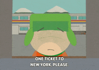 kyle broflovski train GIF by South Park 