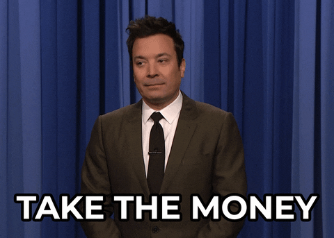 Jimmy Fallon Money GIF by The Tonight Show Starring Jimmy Fallon