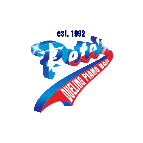 petesduelingpianobar giphyupload petes piano bar dueling piano bar Sticker