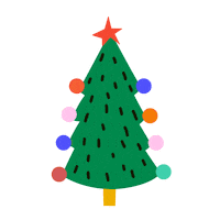 Christmas Tree Sticker by Micas