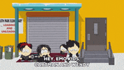 sad goth kids GIF by South Park 
