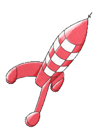 Studio_Populaire illustration rocket startup start Sticker