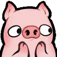 KritzelPixel pig piggy slow clap tiffy GIF