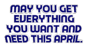Happy April Sticker by OpticalArtInc.