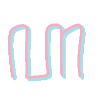 Rainbow Text Sticker