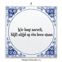 Spreuk Verandering Sticker by Tegelspreuken.nl