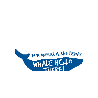Tangalooma whale watching whale hello there tangalooma tangalooma island resort Sticker
