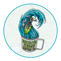 Port Renfrew Sticker by Beach Camp Coffee