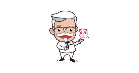 Foodpanda Kepci Sticker by KFC Malaysia