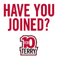 10 For Terry Sticker by Terry College of Business