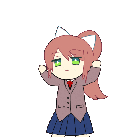 Monika Dancing Sticker