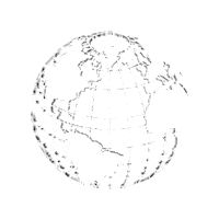 Earth Globe Sticker by Grand Musique Management