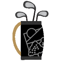 Golf Buggy Sticker by Los Naranjos GC