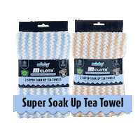 Cleaning Teatowel Sticker by Minky Homecare