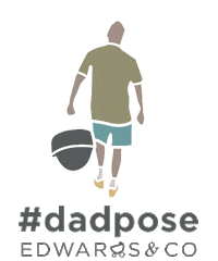 Dad Pose Sticker by edwardsandcobaby
