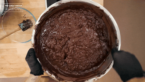 Chocolate Baking GIF by The Great British Bake Off