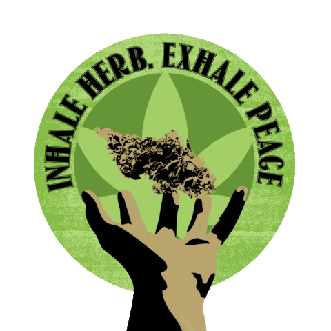 Weed Cannabis Sticker by High End Graphics