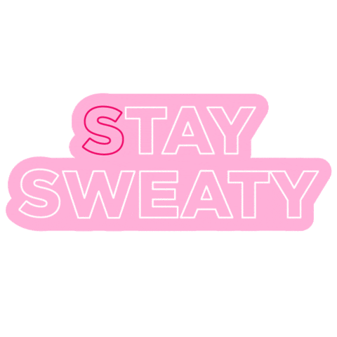 sweatybands happy fitness gym band Sticker