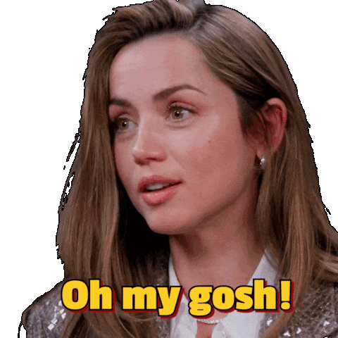 Ana De Armas Hot Ones Sticker by First We Feast