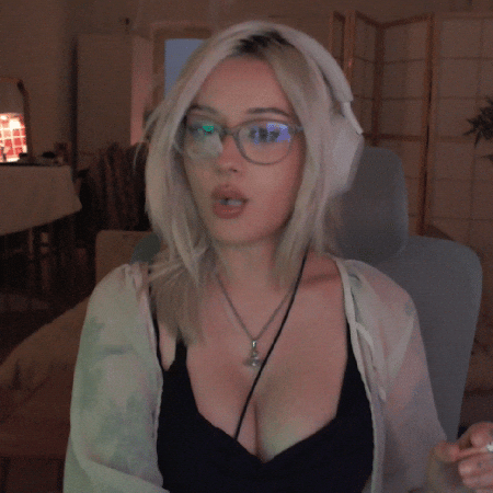 Cute Girl Smoking GIF