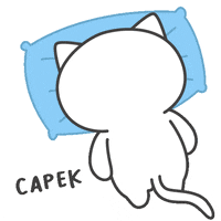 Tired Cat GIF by KIKI