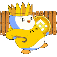 Proud Crypto Sticker by Pudgy Penguins