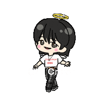 Face Angel Sticker