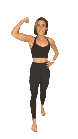 Flex Bicep Sticker by Tara Laferrara