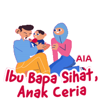Aia Sticker by Book of Lai