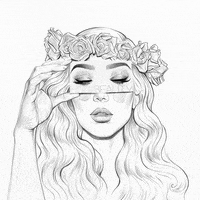 Palezsa art illustration beauty makeup GIF