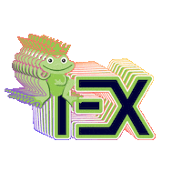 EightX fashion rainbow style king Sticker