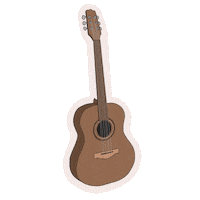 Guitar Musik Sticker