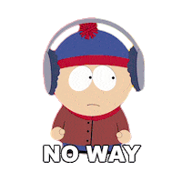 Stan Marsh No Sticker by South Park
