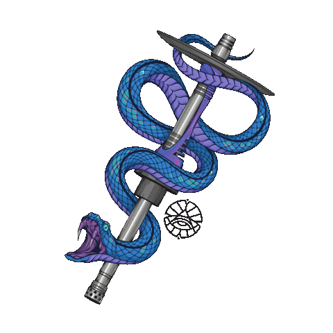 Snake Alpha Sticker by Bengala Spain