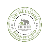 World Elephant Day Ride Sticker by HERD Elephant Orphanage