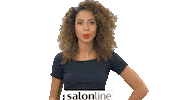 girl hello Sticker by Salon Line