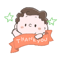 tsumupapa thanks thankyou ありがとう 感謝 Sticker