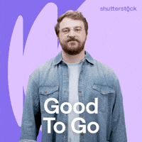 Good To Go GIF by Shutterstock